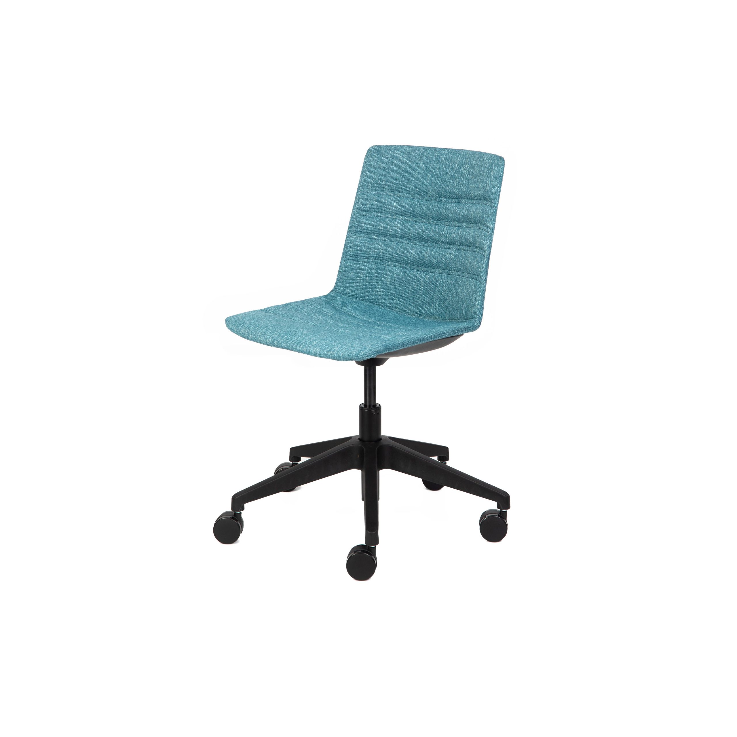 Jubel Castors Hi-Arch Black Upholstered Feature Stitch Detail