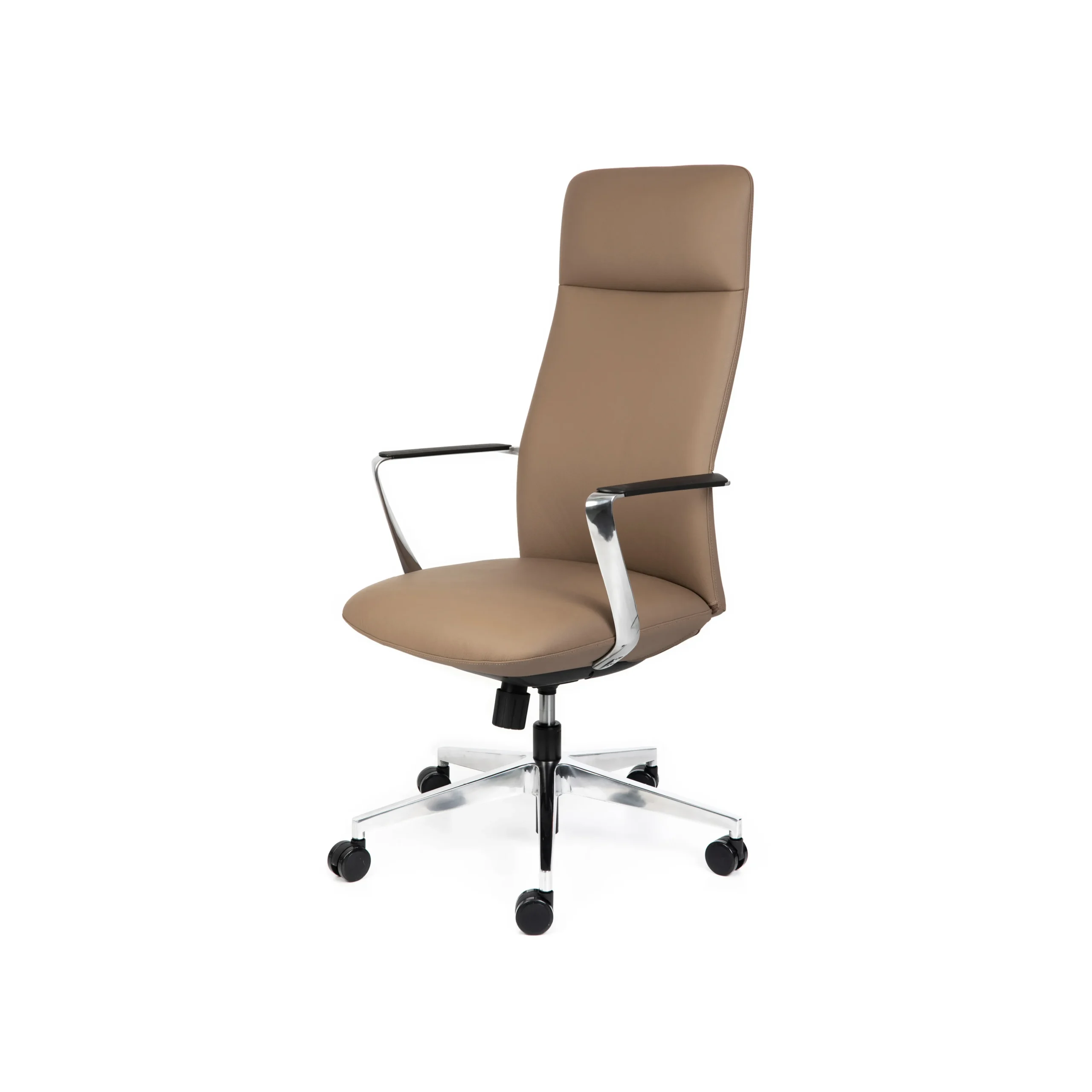 Director High Back Tan leather