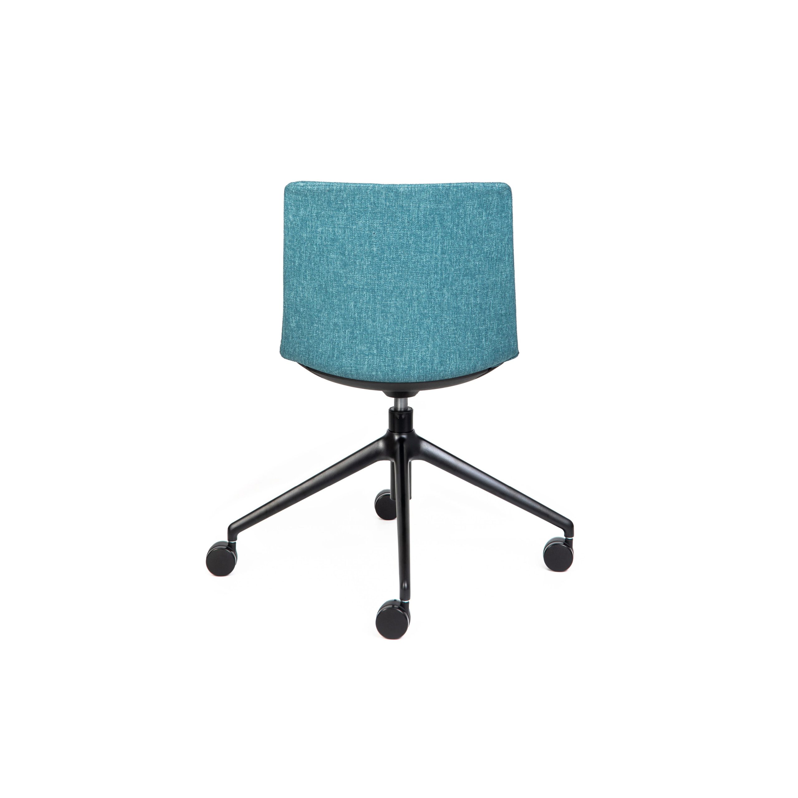 Jubel Castors Italian-4 Black Upholstered Feature Stitch Detail