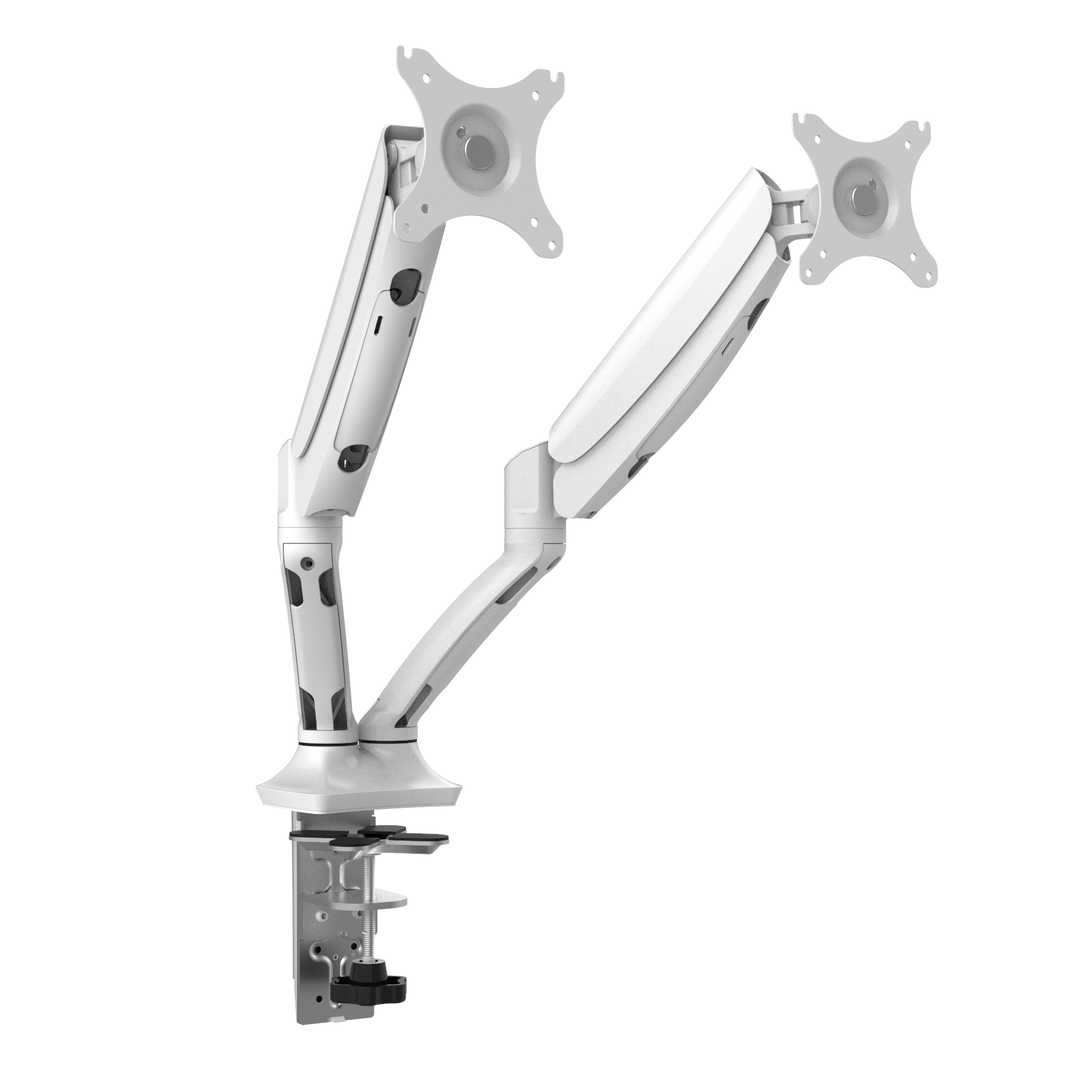 Executive Dual Gas Spring Monitor Arm