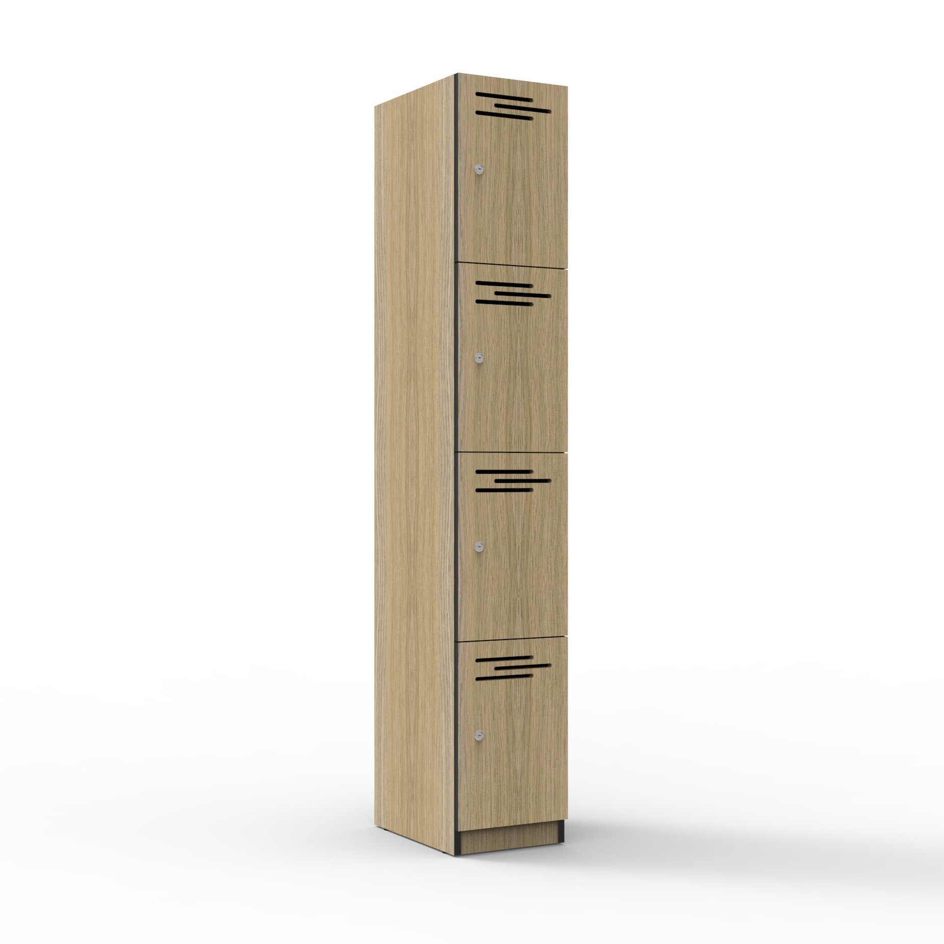 2 Door Step Door Melamine Locker