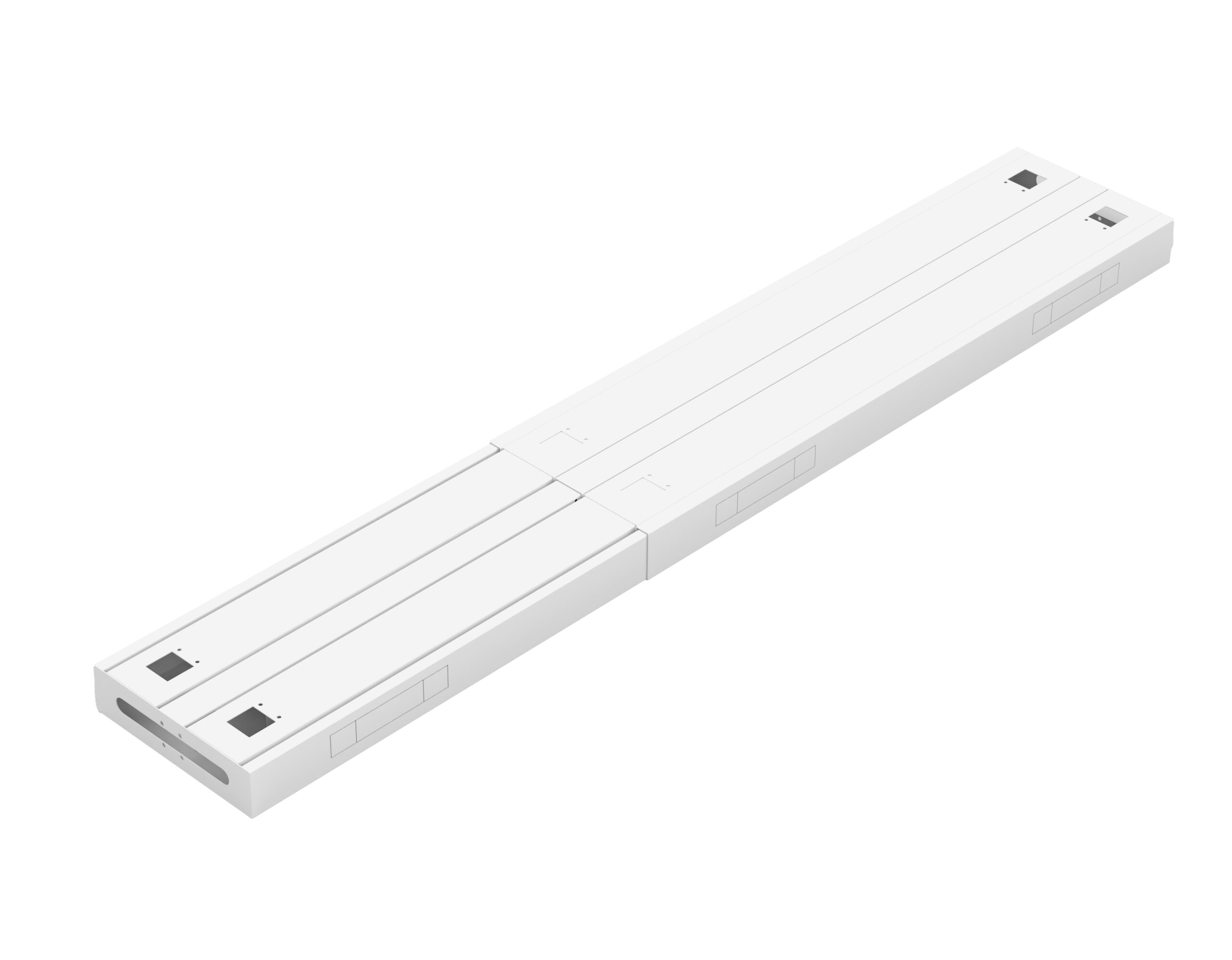 Boost+ & Halo+ Back To Back Telescopic Cable Tray