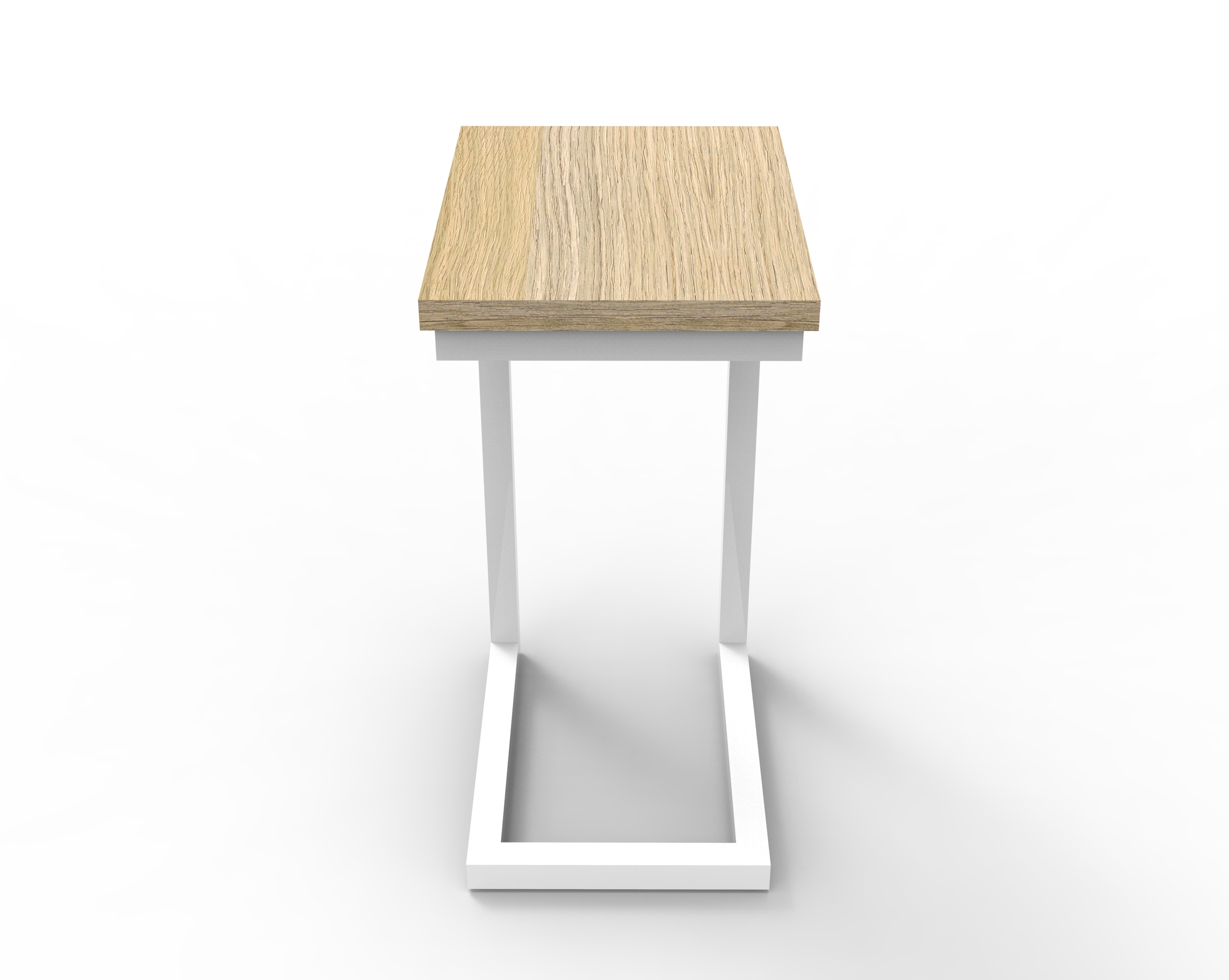 Eternity Side Table - Oak/ White - ON SALE