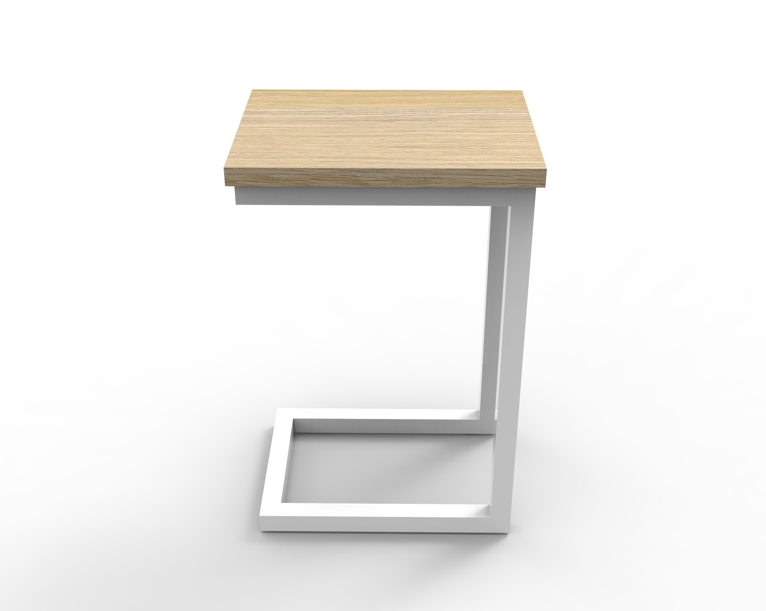 Eternity Side Table - Oak/ White - ON SALE
