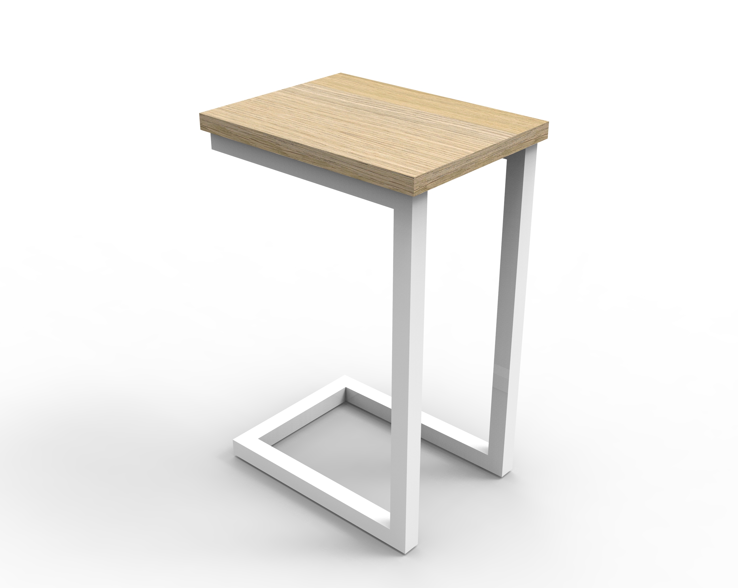 Eternity Side Table - Oak/ White - ON SALE