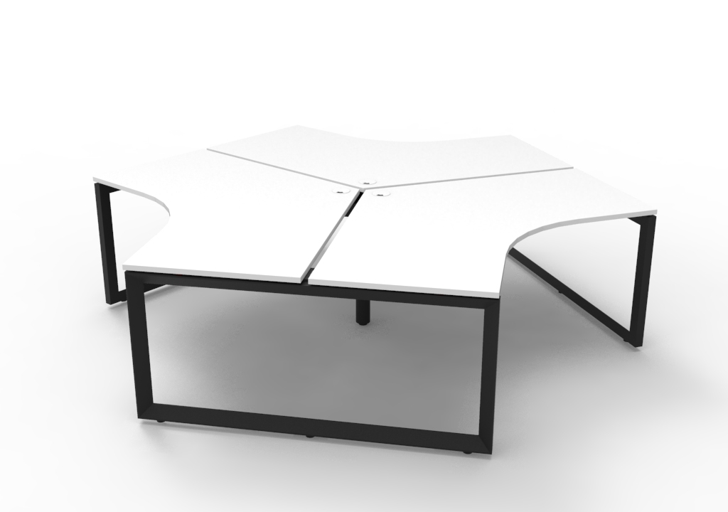 Infinity 120 Degree Workstation - Loop Leg